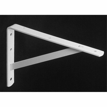 DENDESIGNS Knape  Vogt 12in. White Heavy Duty Shelf Brackets 208WH300, 10PK DE782372